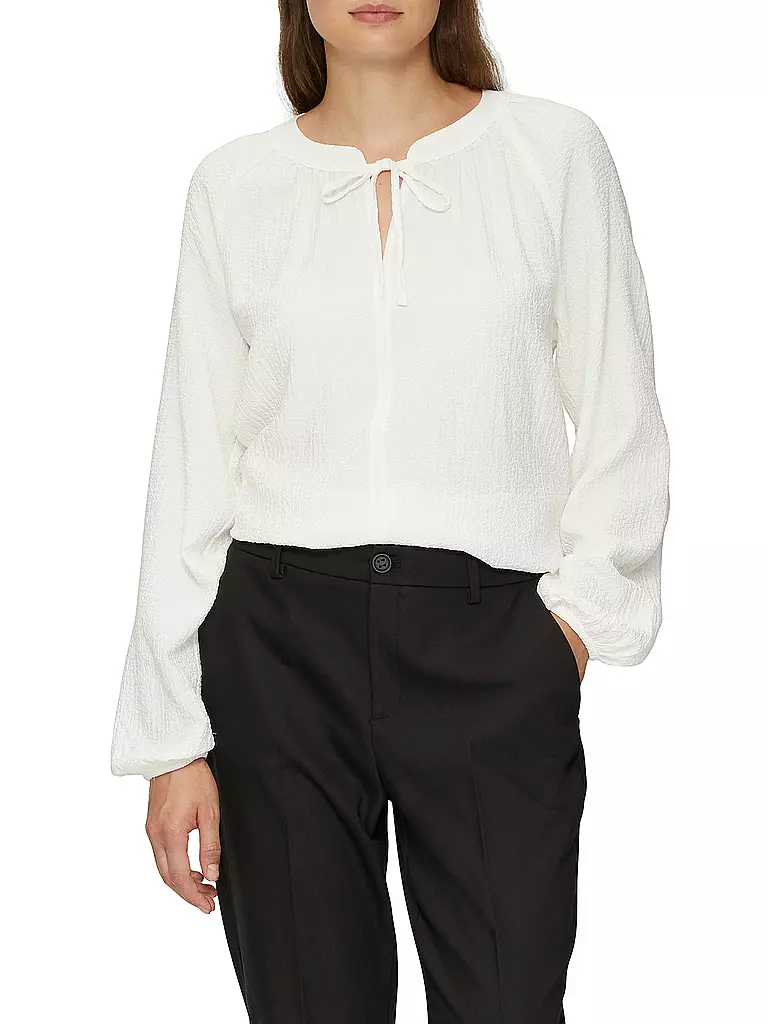 S.OLIVER | Blusenshirt | Blanc