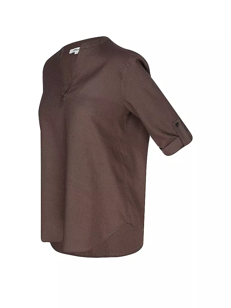 S.OLIVER | Blusenshirt | braun
