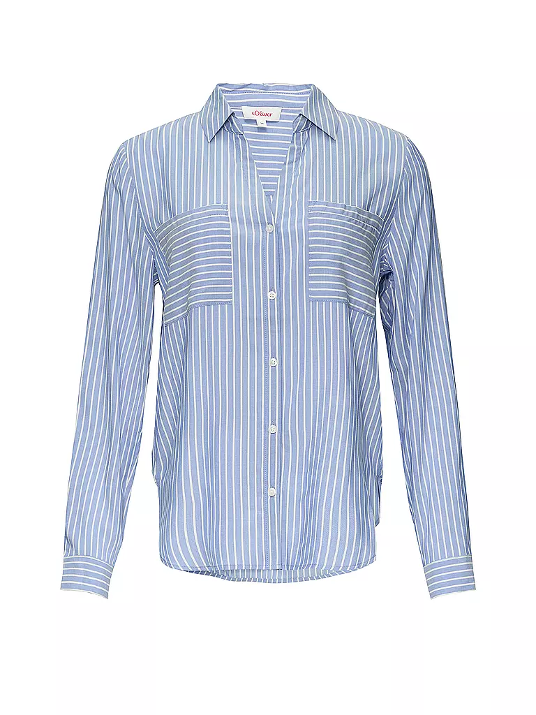 S.OLIVER | Chemisier coupe droite | blau