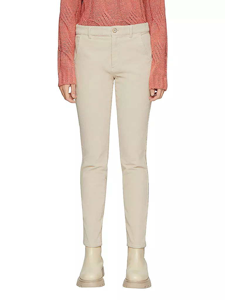 S.OLIVER | Cordhose Slim Fit | Beige