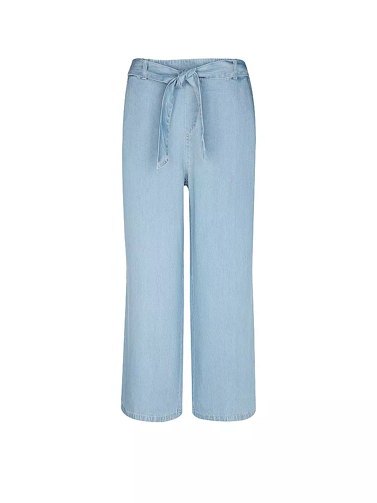 S.OLIVER | Culotte High Rise | Bleu