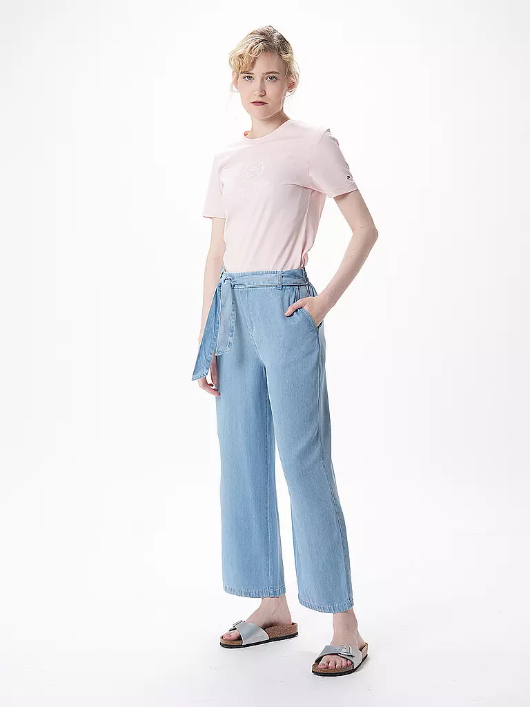 S.OLIVER | Culotte High Rise | Bleu