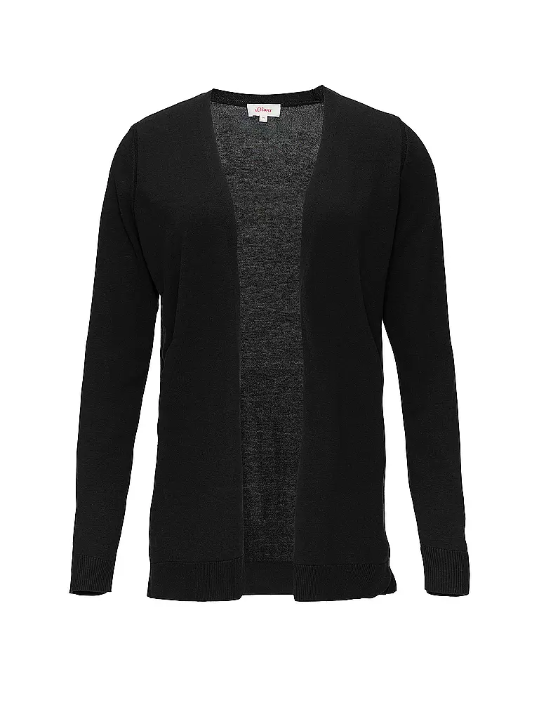 S.OLIVER | Gilet en tricot | schwarz