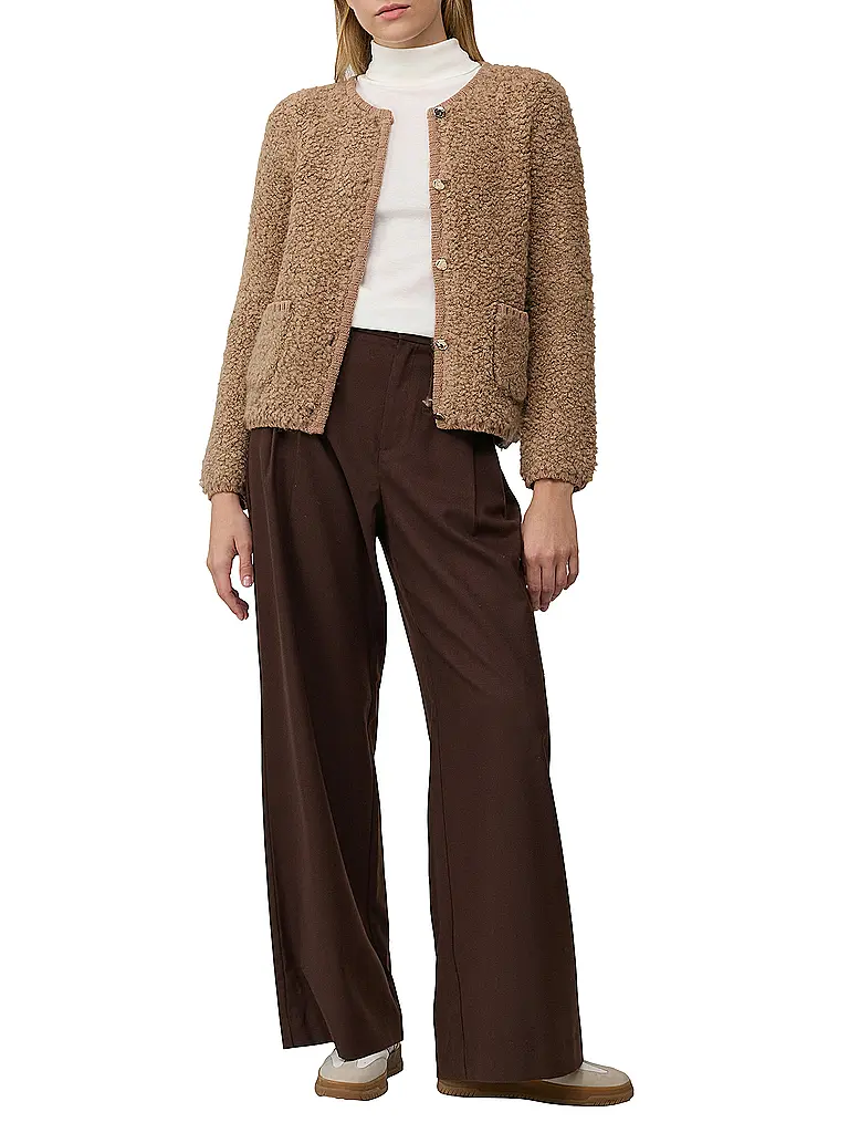 S.OLIVER | Gilet en tricot | hellbraun