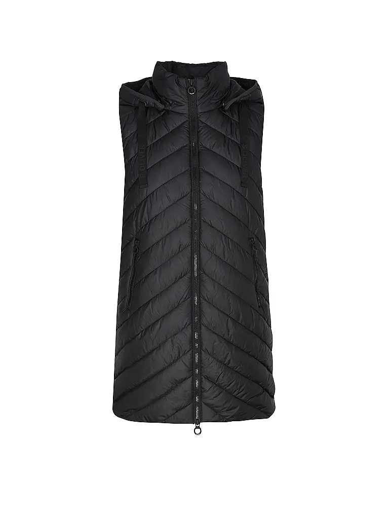 S.OLIVER | Gilet matelassé | Noir