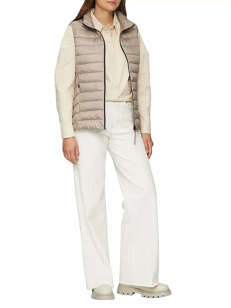 S.OLIVER | Gilet matelassé | Crème