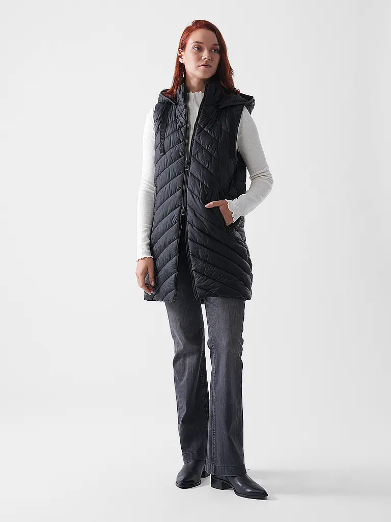 S.OLIVER | Gilet matelassé | Noir