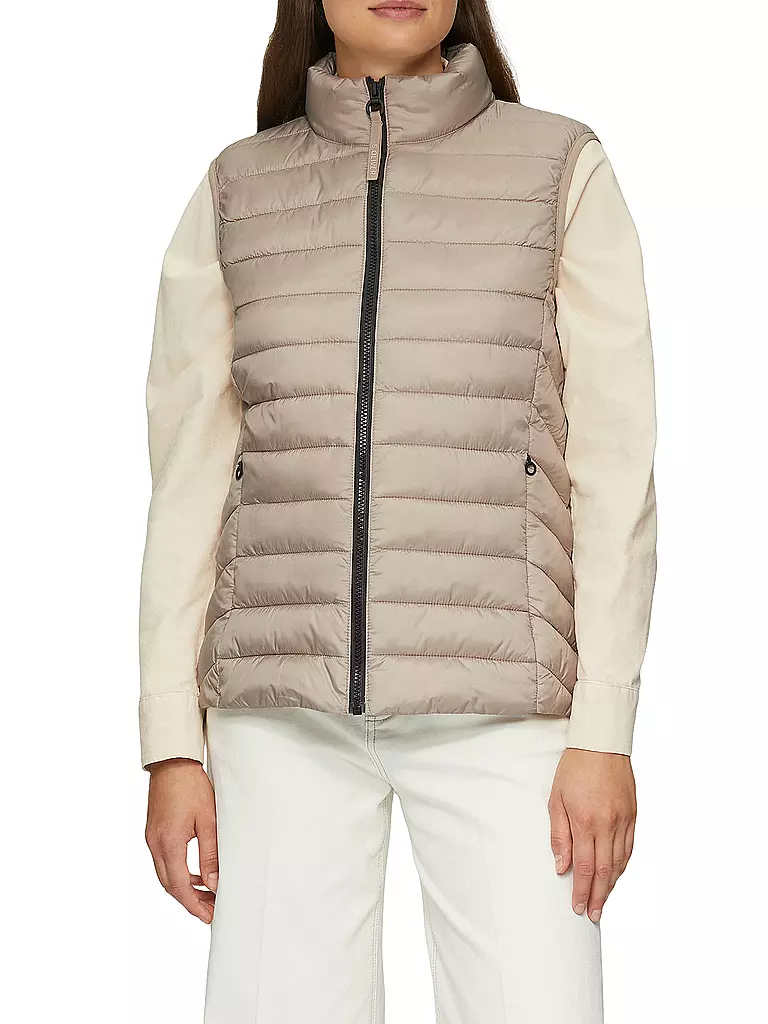 S.OLIVER | Gilet matelassé | Crème