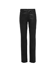 S.OLIVER | Hose in Lederoptik Slim Fit | Noir