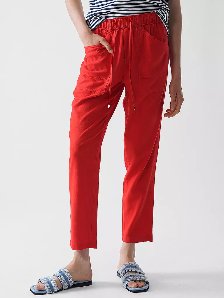 S.OLIVER | Hose Jogging Fit  | rot