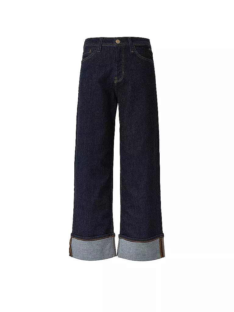 S.OLIVER | Jeans 7/8 Jambe Large | dunkelblau