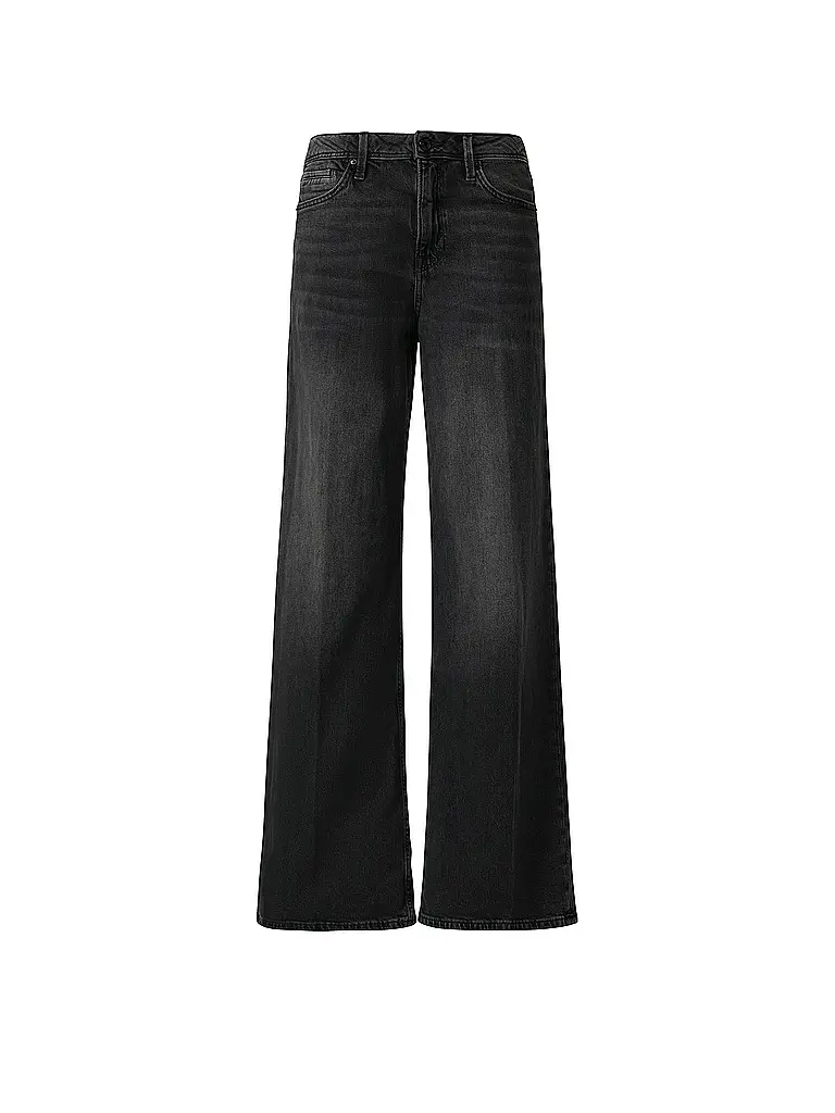 S.OLIVER | Jeans Jambe Large | schwarz