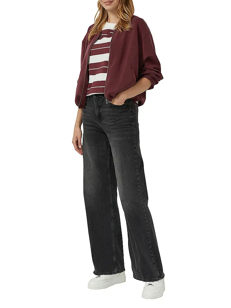 S.OLIVER | Jeans Jambe Large | schwarz