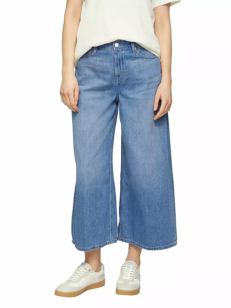 S.OLIVER | Jeans Wide Leg 7/8 | Bleu