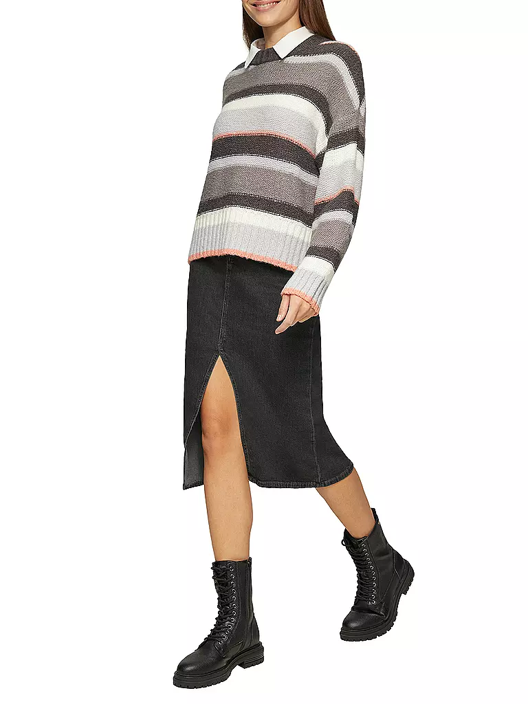 S.OLIVER | Jeansrock  | Noir