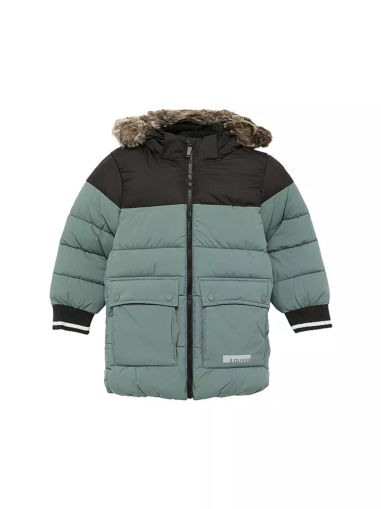 S.OLIVER | Jungen Steppmantel | Gris