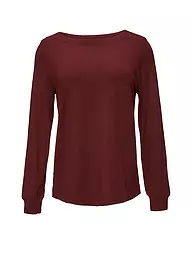 S.OLIVER | T-shirt à manches longues | Rouge foncé