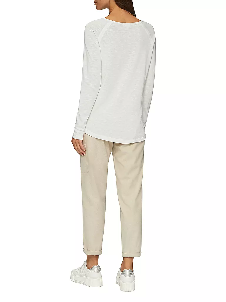 S.OLIVER | Langarmshirt | Blanc