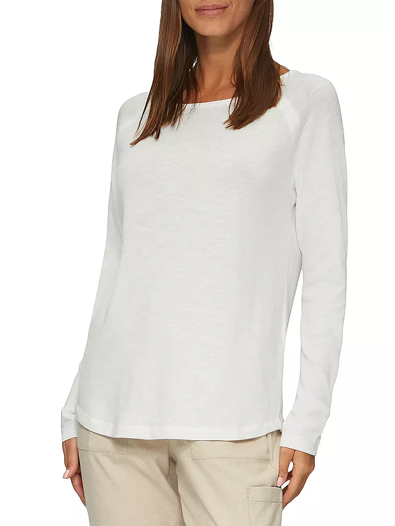 S.OLIVER | Langarmshirt | Blanc
