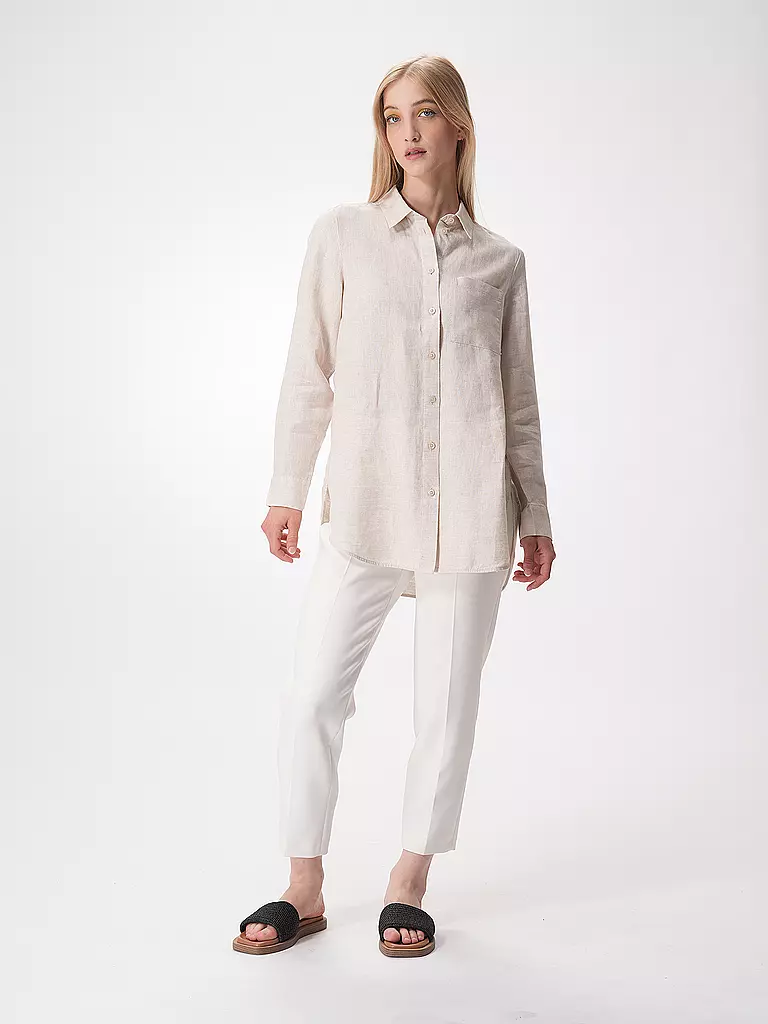 S.OLIVER | Leinenbluse  | Crème