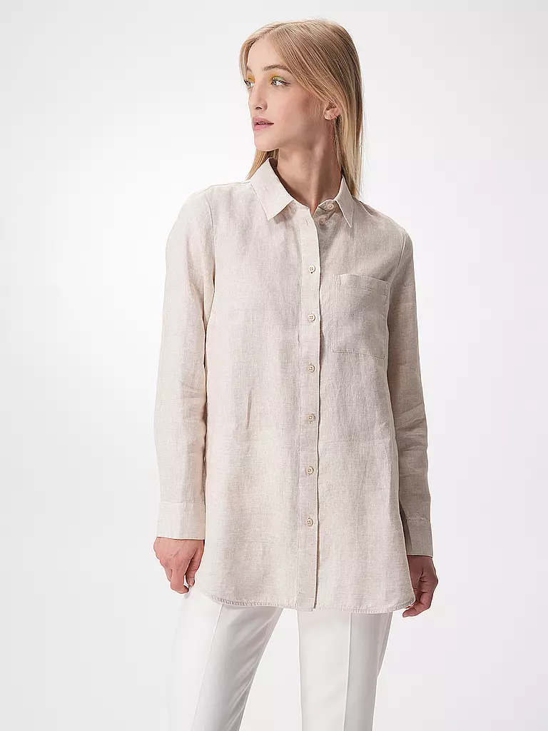 S.OLIVER | Leinenbluse  | Crème