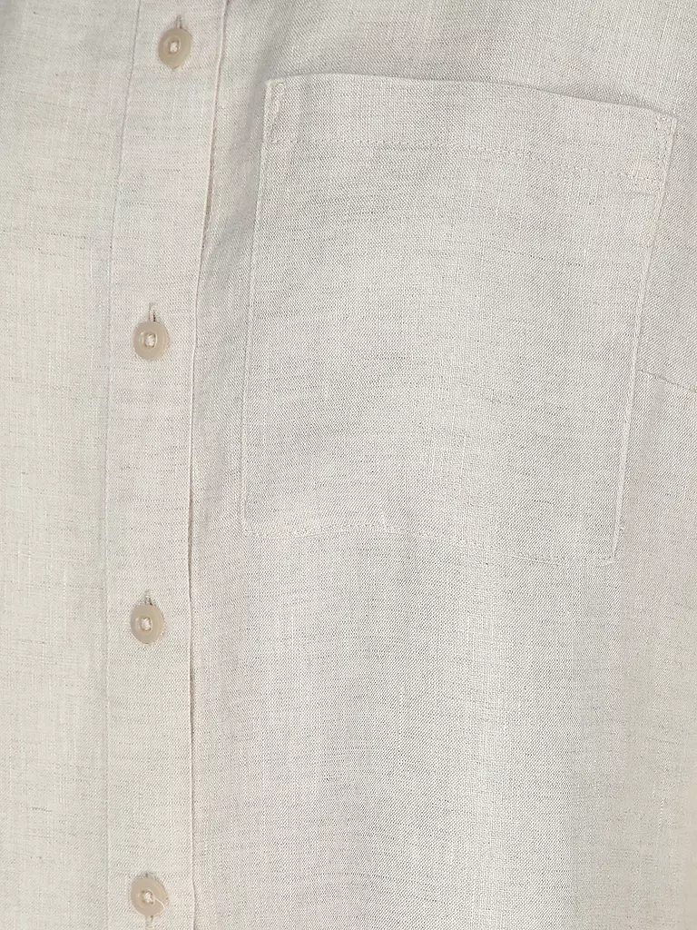 S.OLIVER | Leinenbluse  | Crème