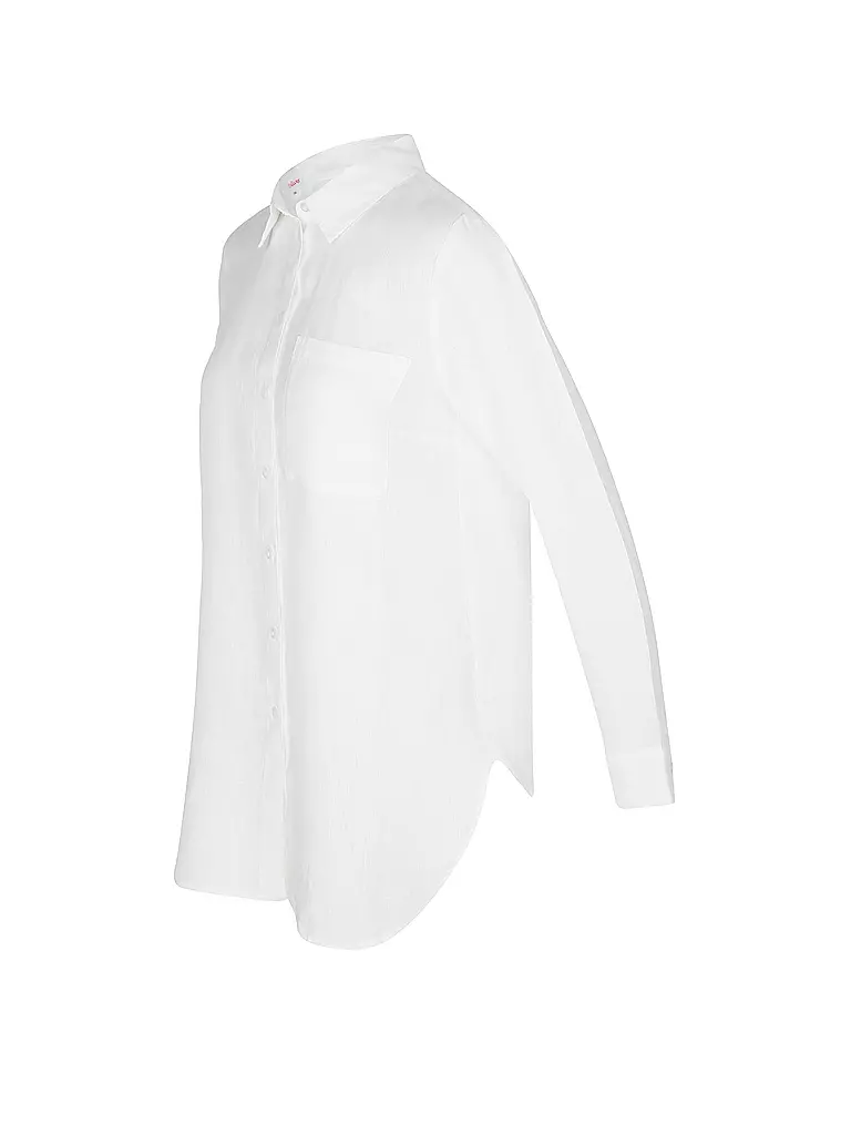 S.OLIVER | Leinenbluse | Blanc