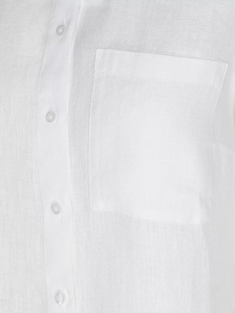 S.OLIVER | Leinenbluse | Blanc