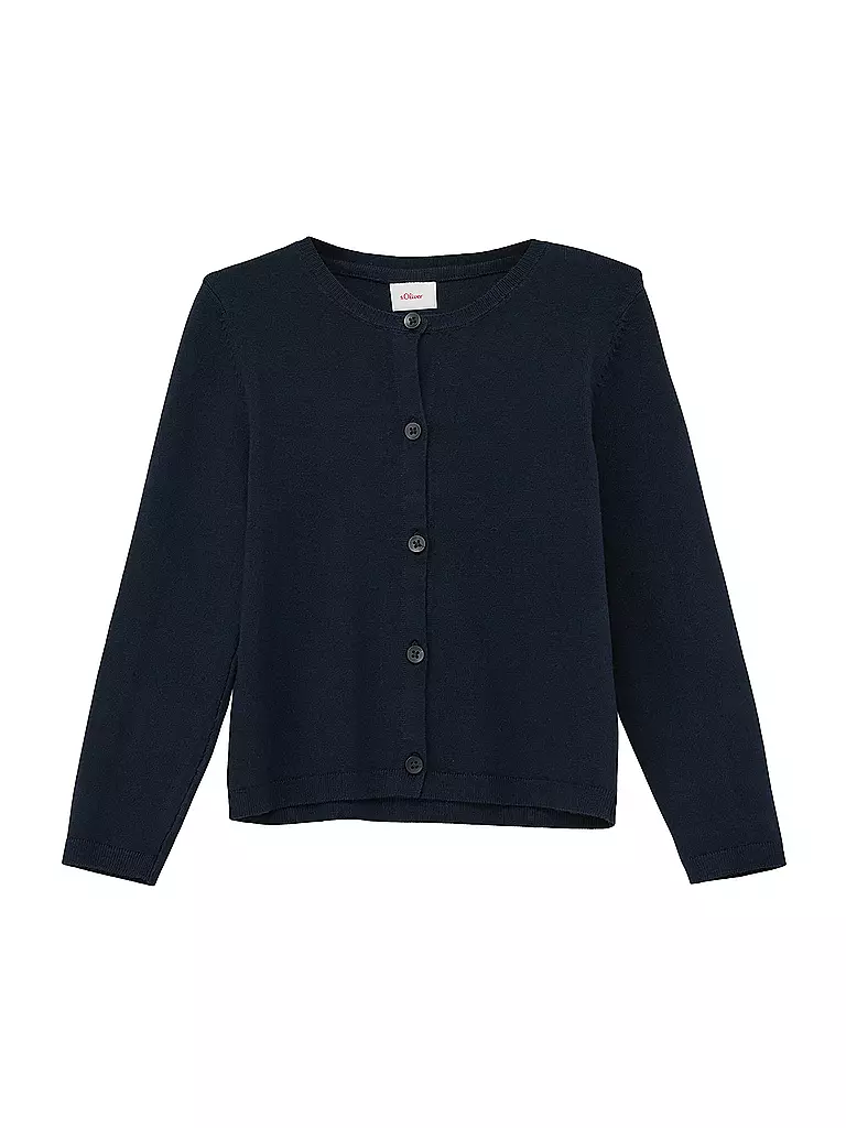 S.OLIVER | Mädchen Strickjacke  | Bleu foncé