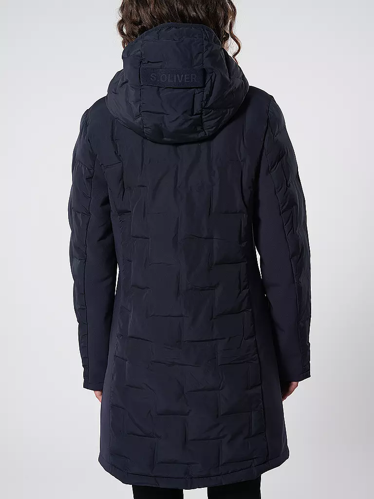 S.OLIVER | Manteau matelassé | Bleu foncé