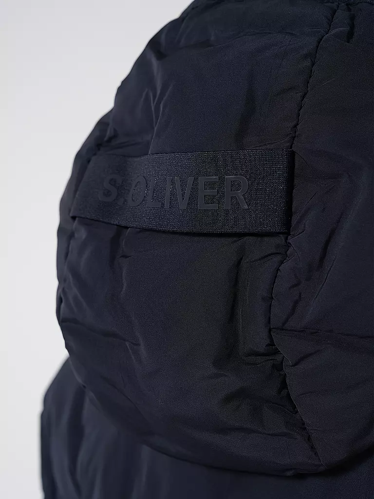 S.OLIVER | Manteau matelassé | Bleu foncé