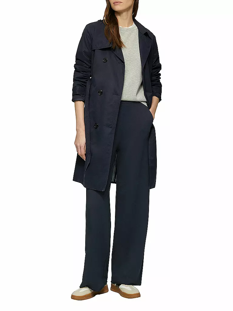 S.OLIVER | Marlenehose  | Bleu foncé