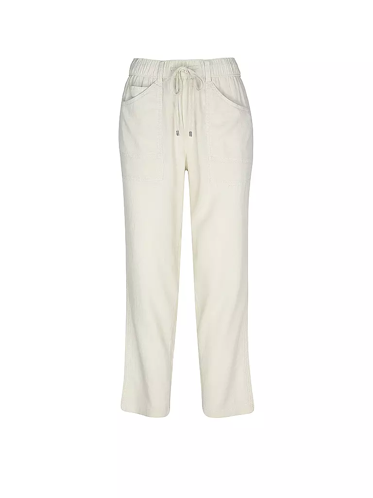 S.OLIVER | Pantalon coupe jogging | creme