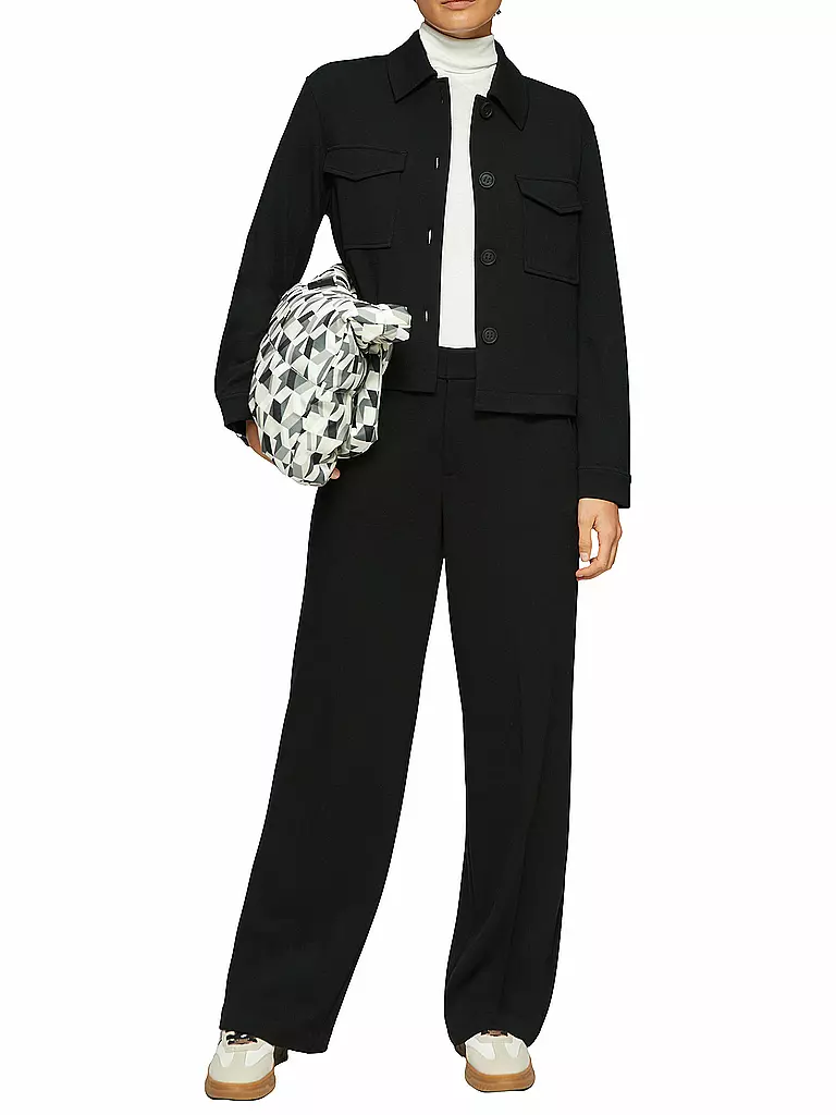 S.OLIVER | Pantalon de tailleur | schwarz