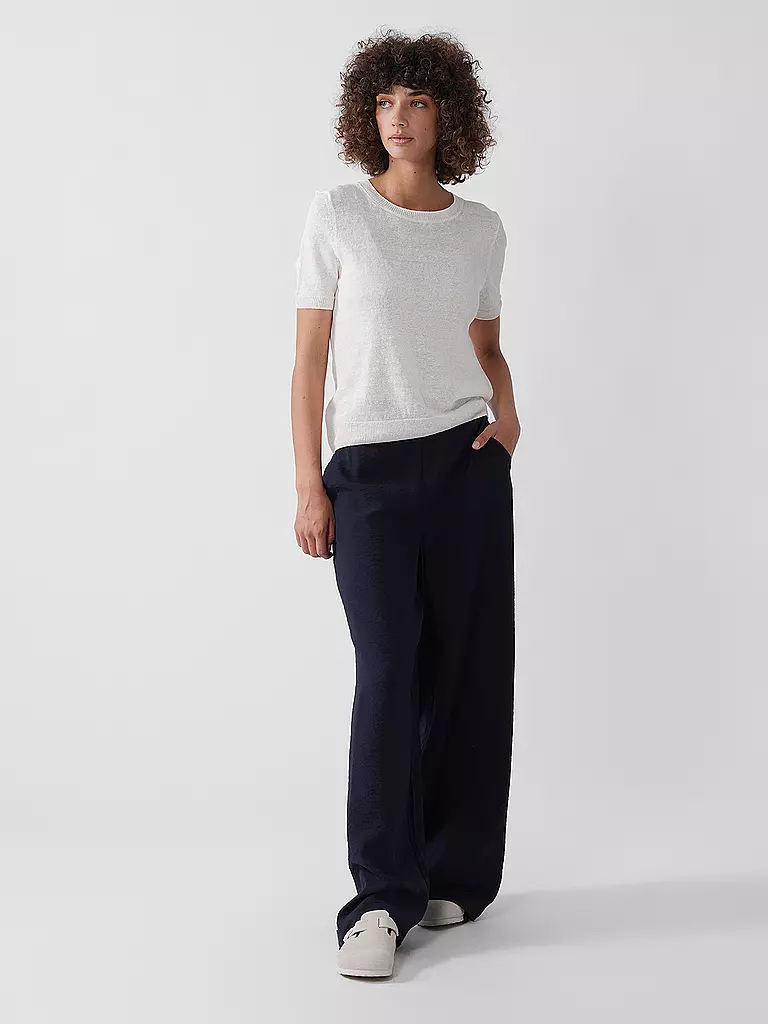 S.OLIVER | Pantalon Jambe Large | Bleu foncé