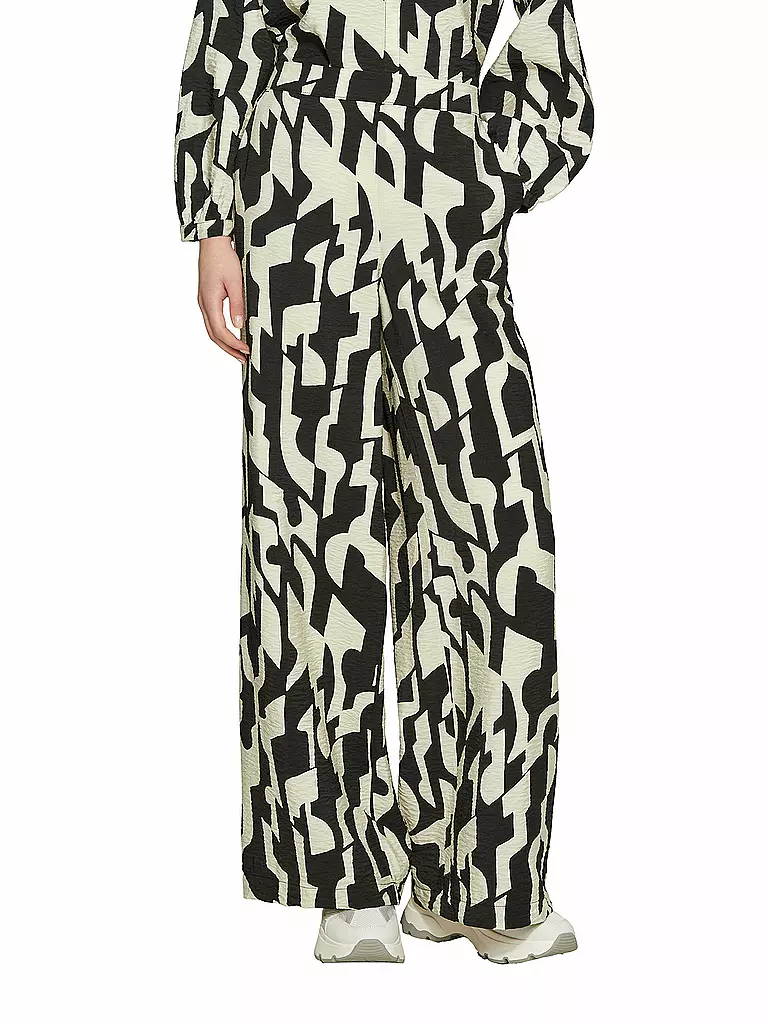 S.OLIVER | Pantalon Jambe Large | Noir