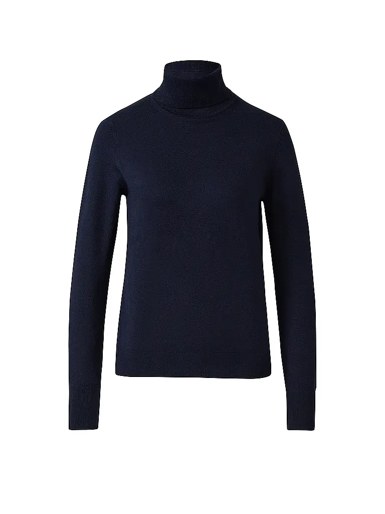 S.OLIVER | Pull à col roulé | Bleu foncé