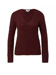 S.OLIVER | Pull | Rouge foncé