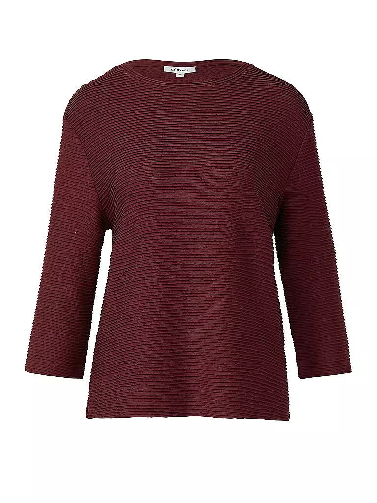 S.OLIVER | Pull | dunkelrot