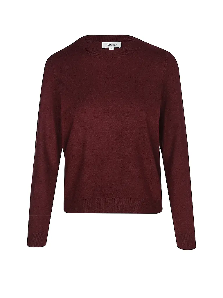 S.OLIVER | Pull | dunkelrot