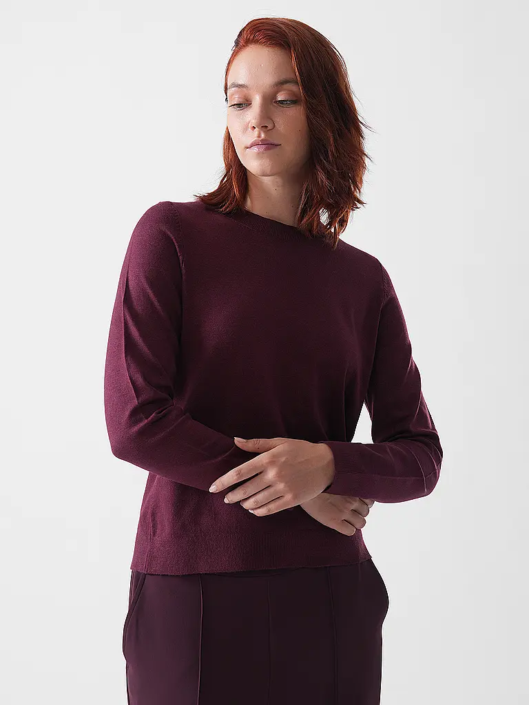 S.OLIVER | Pull | dunkelrot