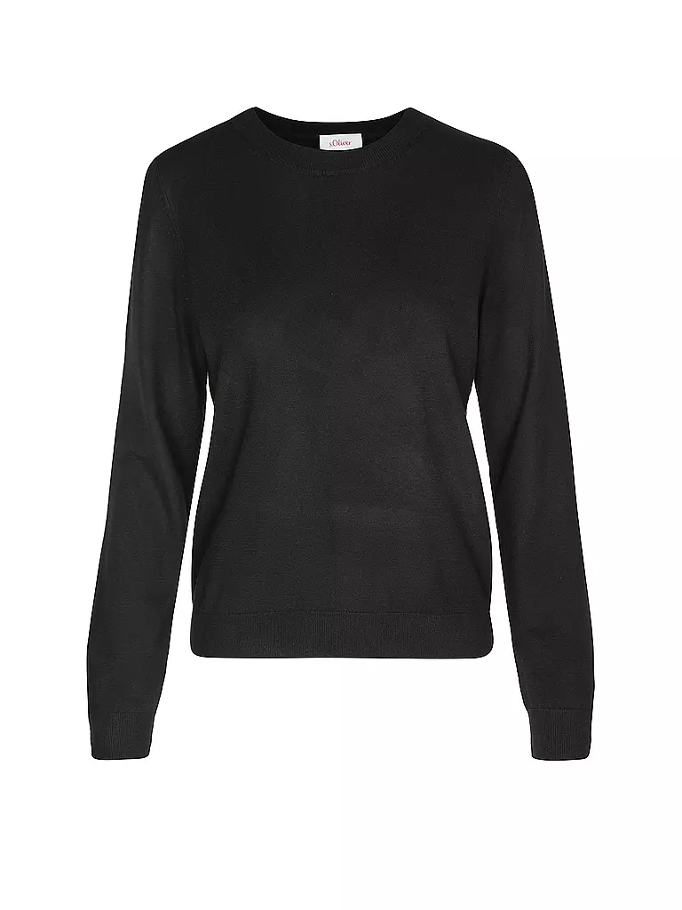 S.OLIVER | Pull-over | schwarz