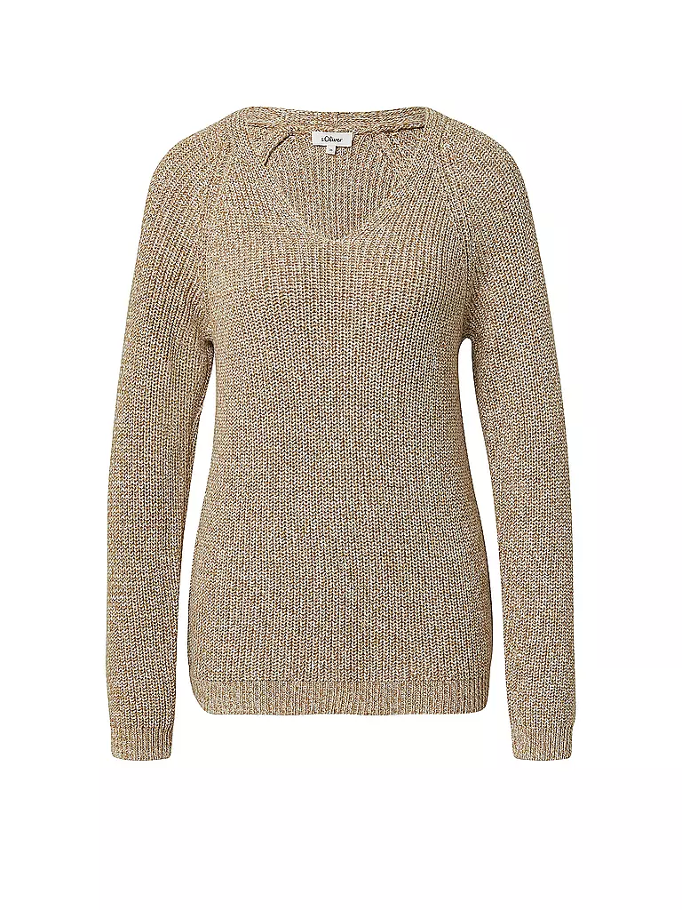 S.OLIVER | Pullover | hellbraun
