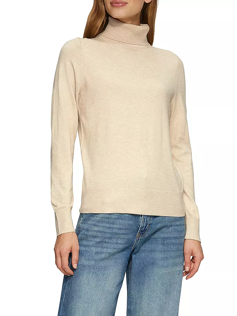 S.OLIVER | Rollkragenpullover  | Beige