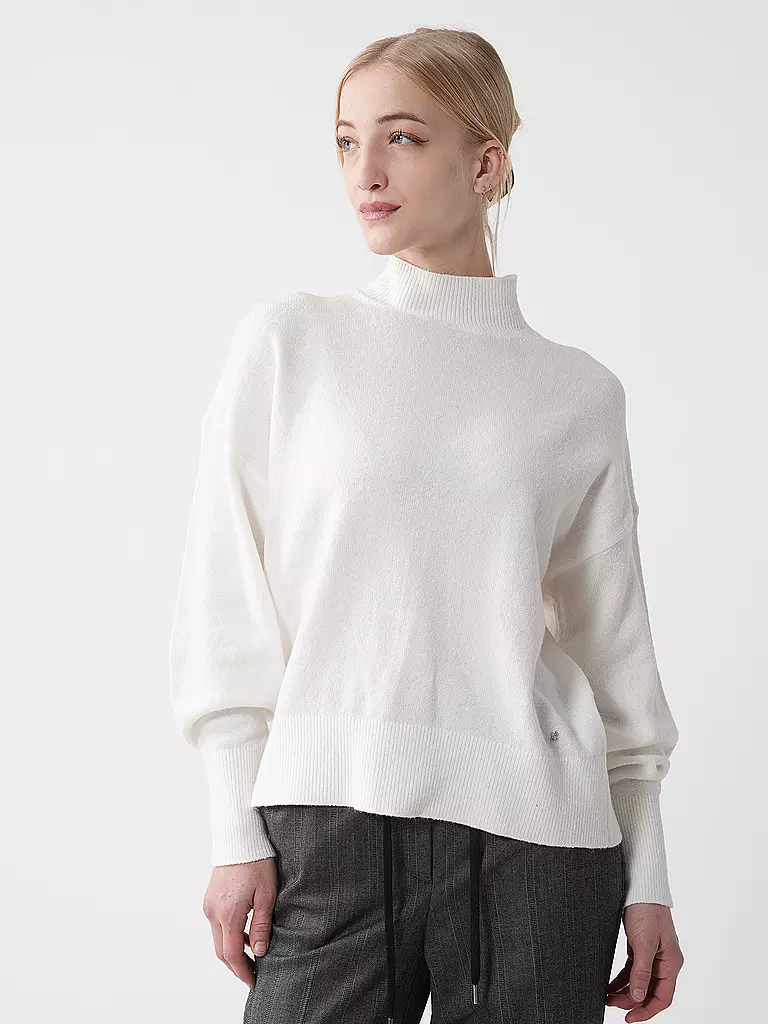 S.OLIVER | Rollkragenpullover | Blanc