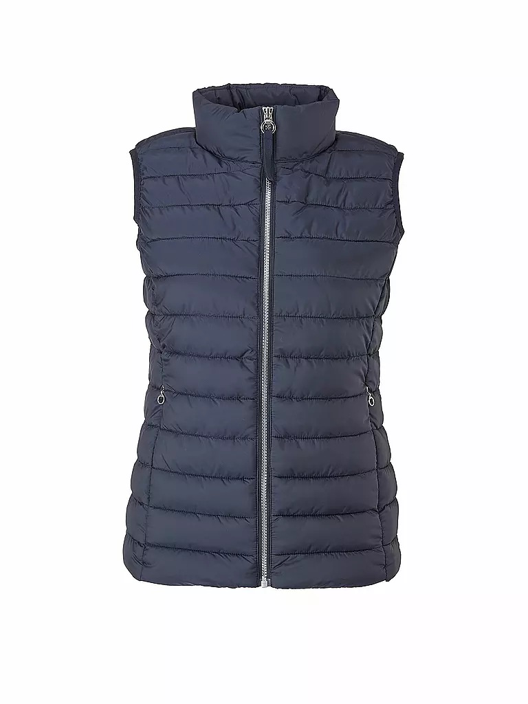 S.OLIVER | Steppgilet | Bleu foncé
