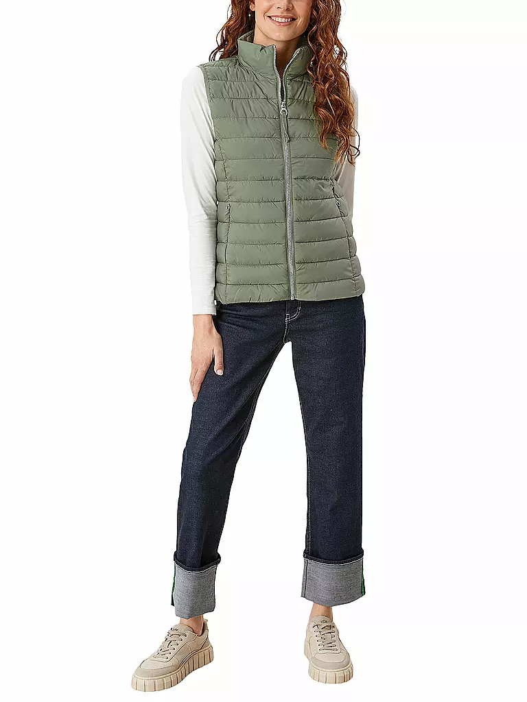 S.OLIVER | Steppgilet | Olive