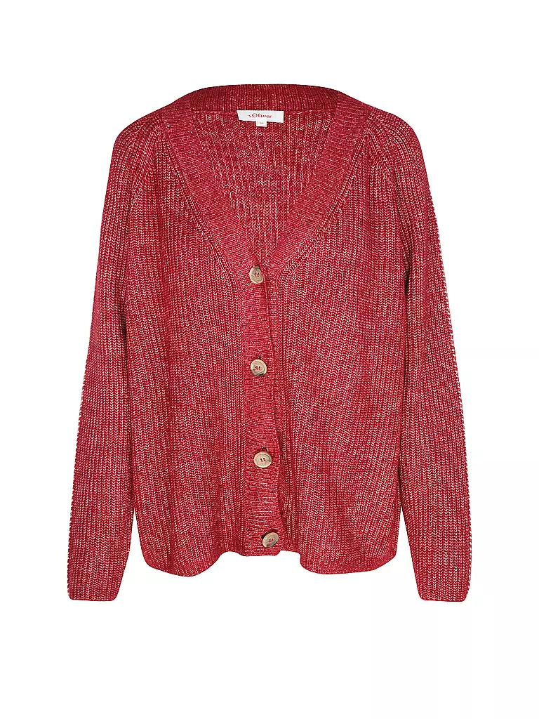 S.OLIVER | Strickjacke | Rouge