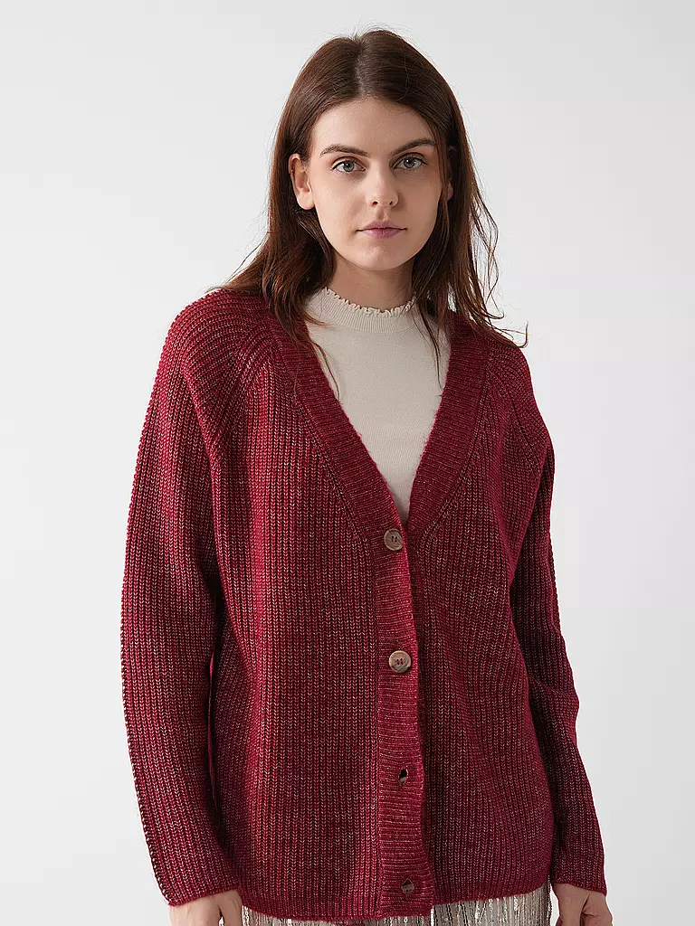 S.OLIVER | Strickjacke | Rouge