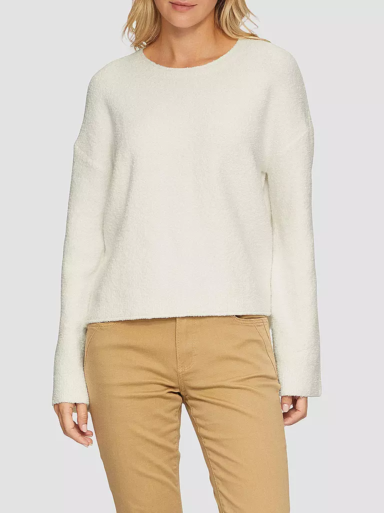 S.OLIVER | Strickpullover | Blanc